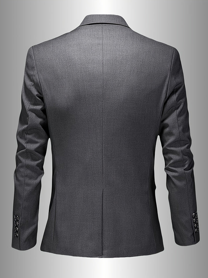 SKINNY LAPEL BLAZER FOR MEN
