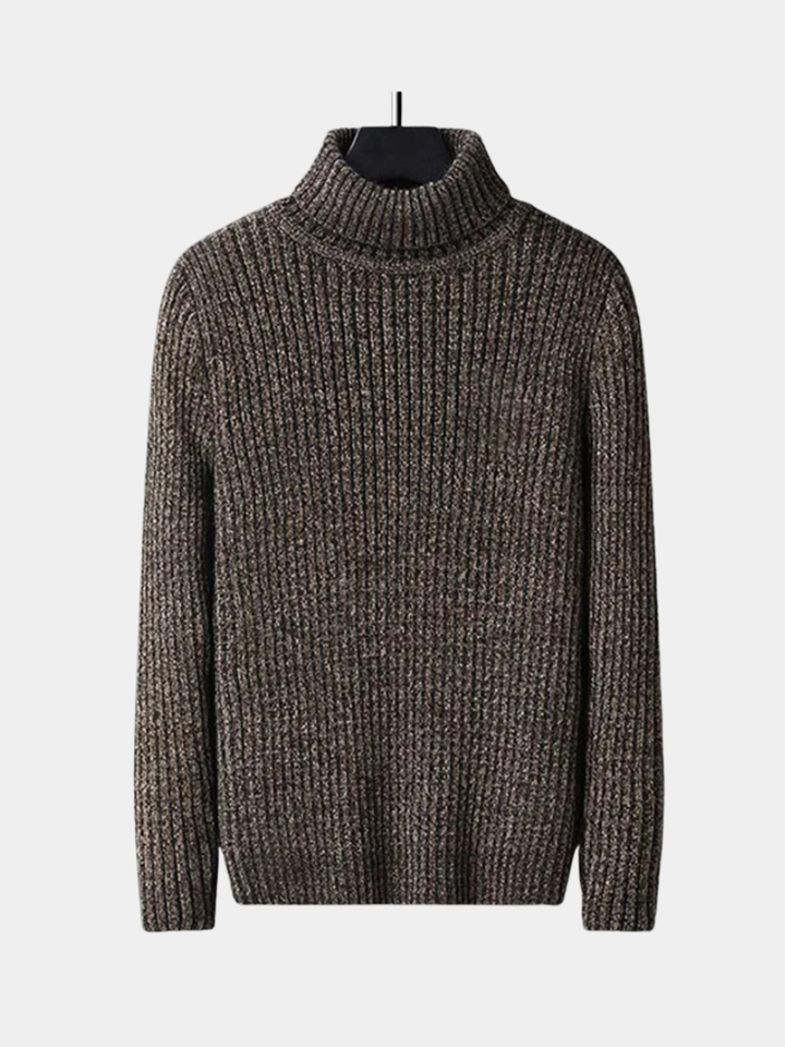 ROLLED COLLAR PULLOVER FOR MEN