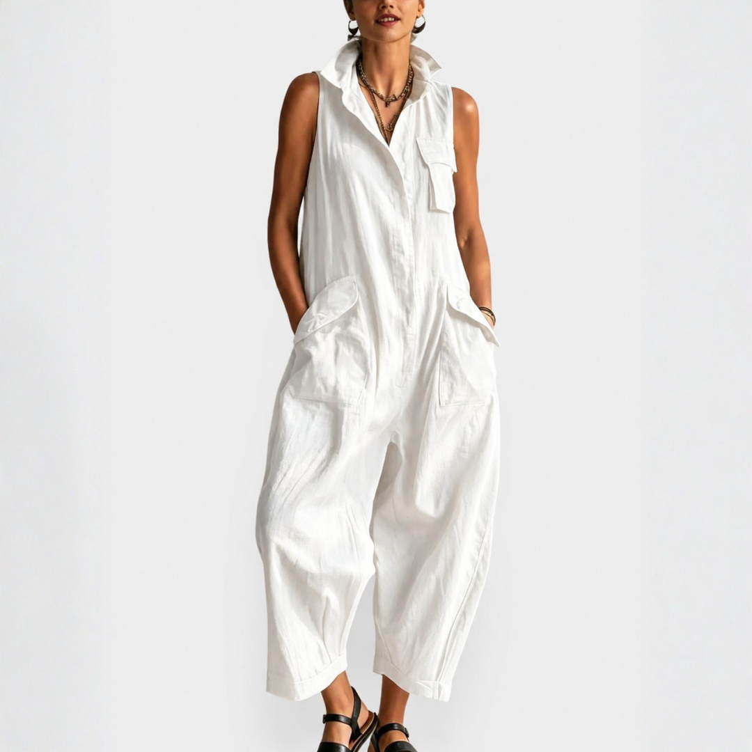 BEAUMONT NICE | COMBINAISON CARGO SANS MANCHES POUR FEMMES