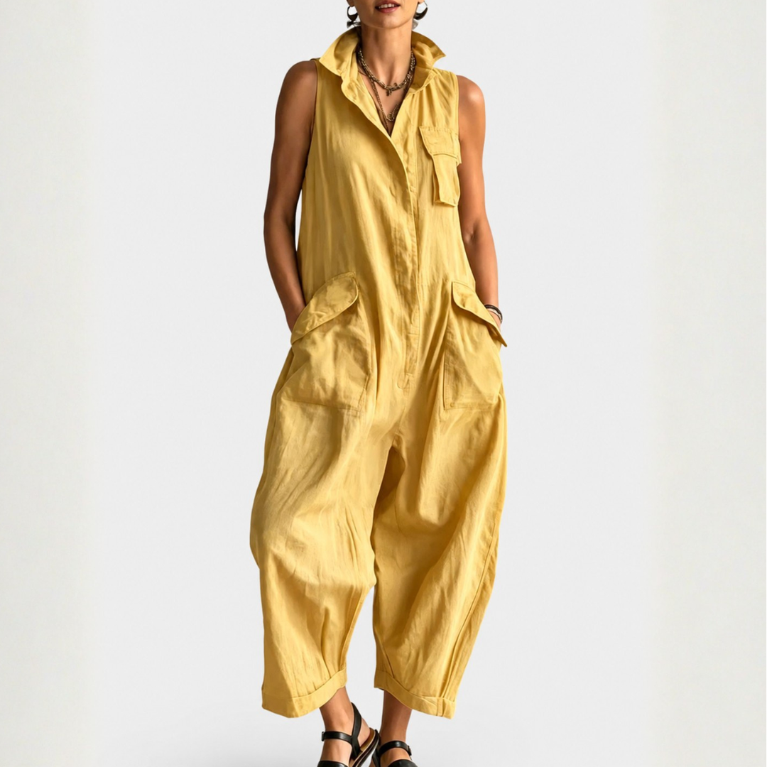 BEAUMONT NICE | COMBINAISON CARGO SANS MANCHES POUR FEMMES
