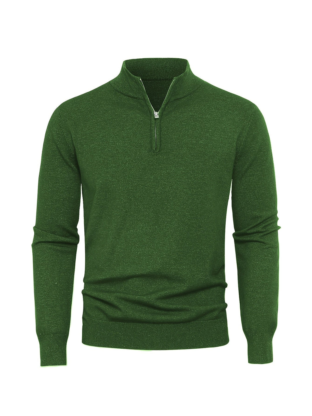 HALF ZIP KNIT SWEATER FOR MEN