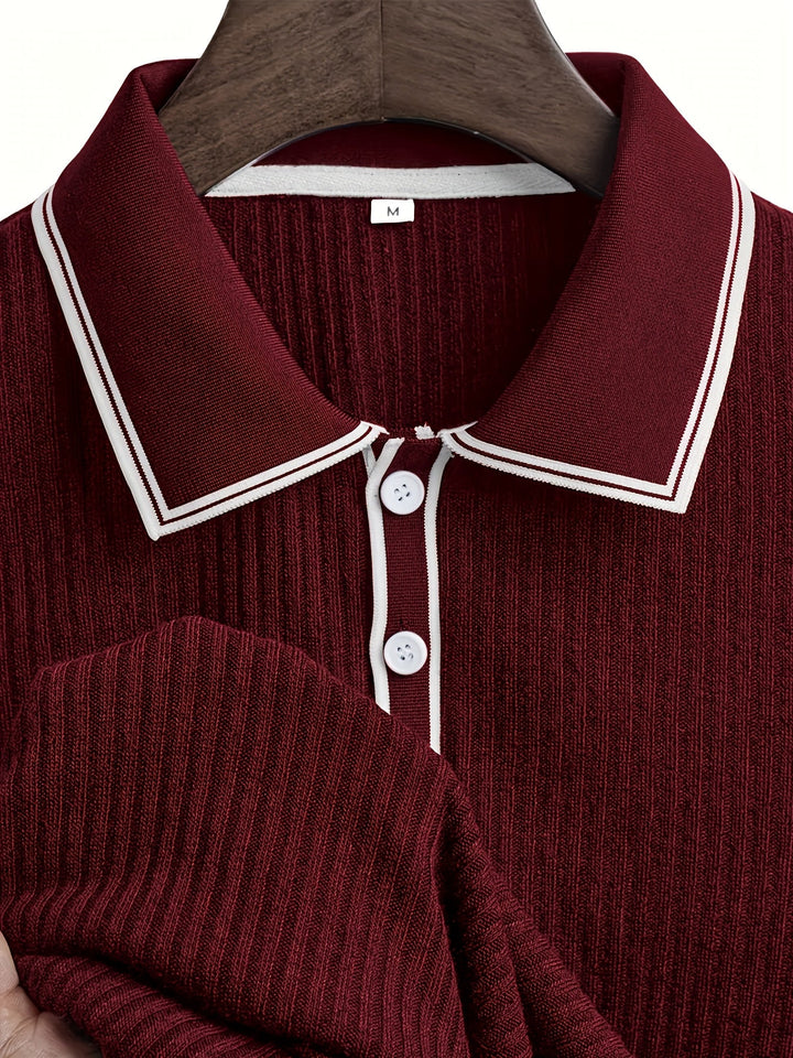 COLOUR BLOCK POLO FOR MEN