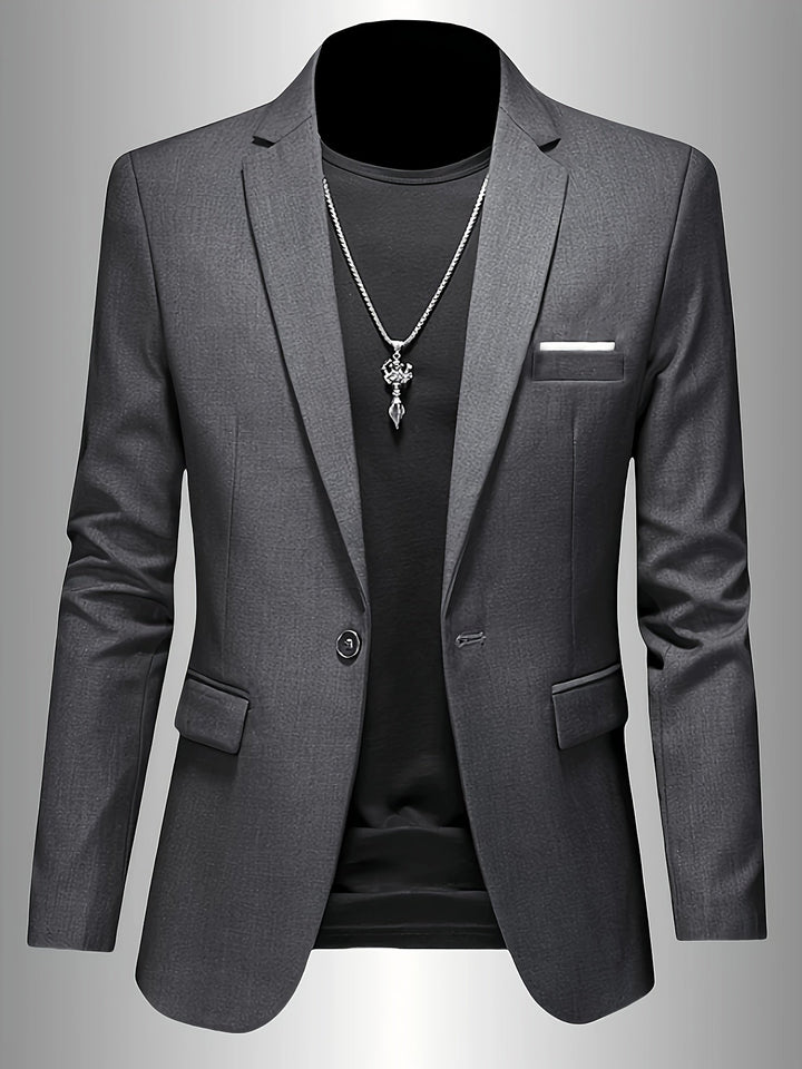 SLIM FIT SUIT JACKET FOR MEN