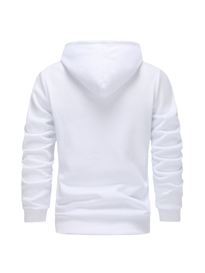 FLEECE-LINED ZIP HOODIE FOR MEN