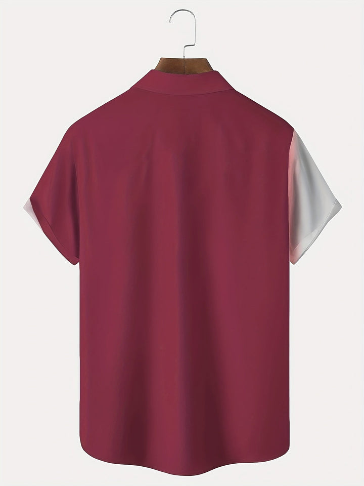 GRADIENT PRINT SHIRT FOR MEN