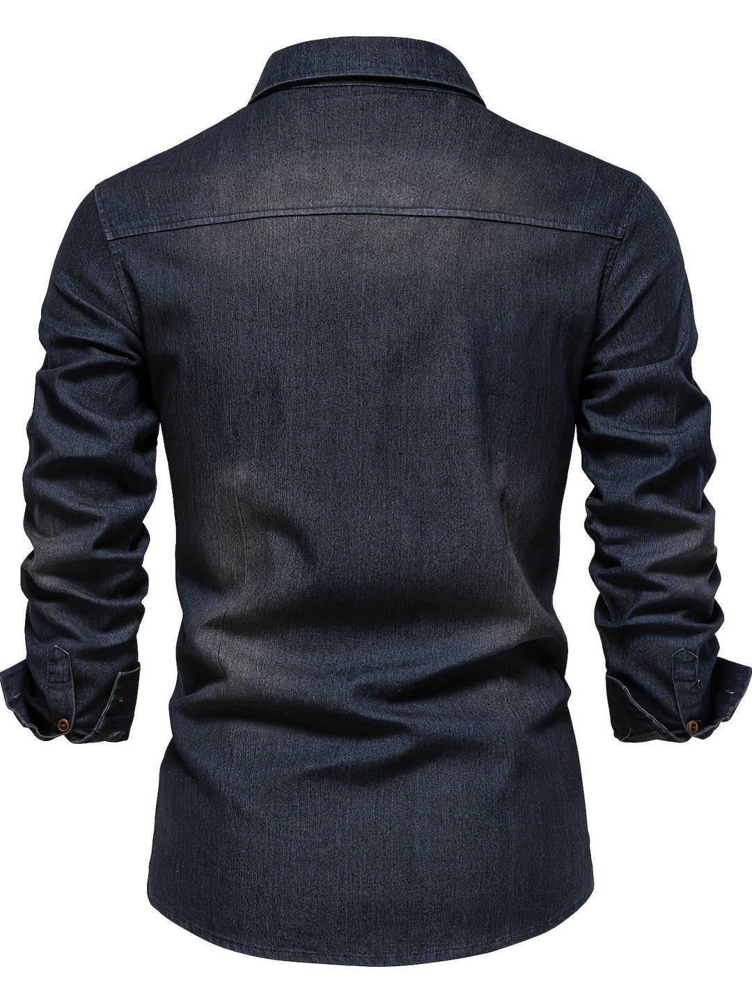 COTTON BLEND DENIM SHIRT FOR MEN