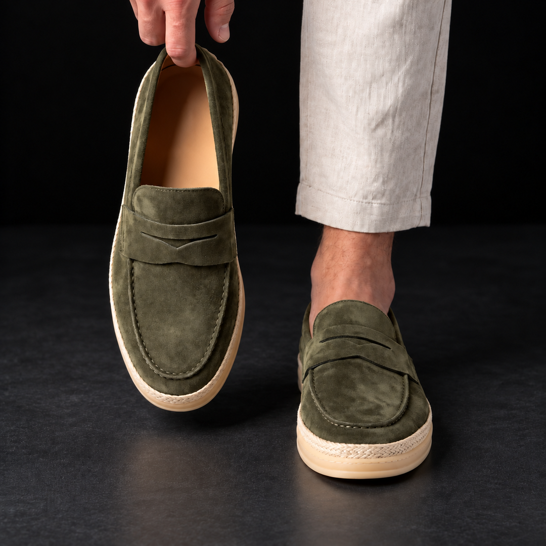 Mocassins en suédine Marcos
