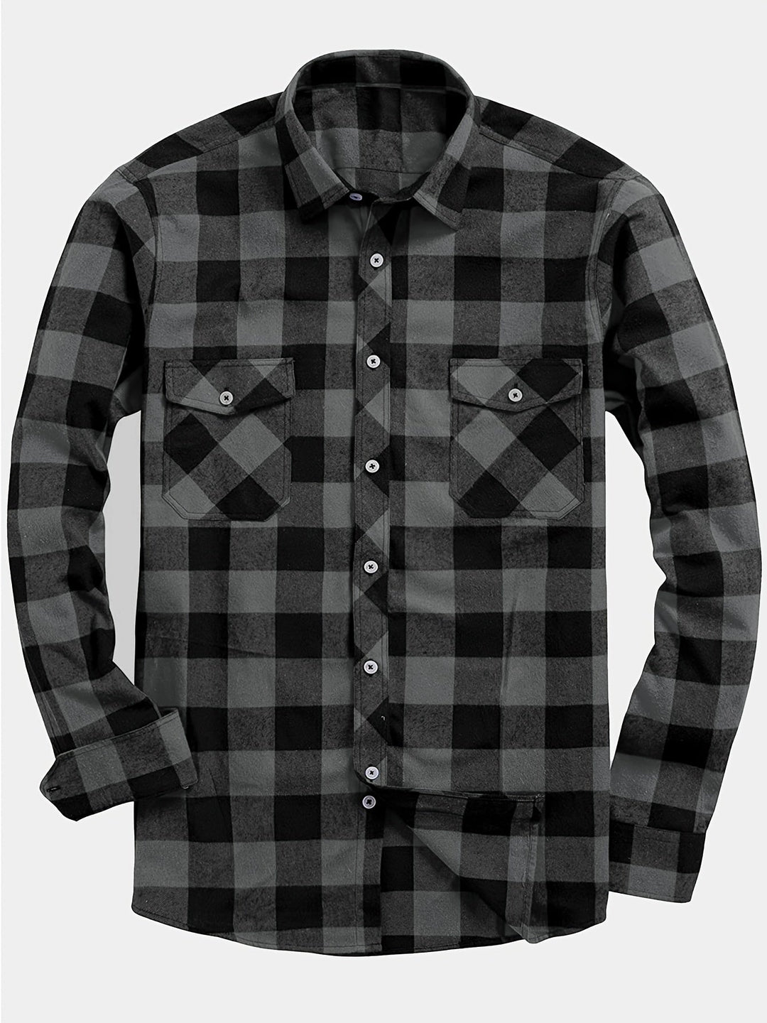 PLAID FLANNEL SHIRT FOR MEN