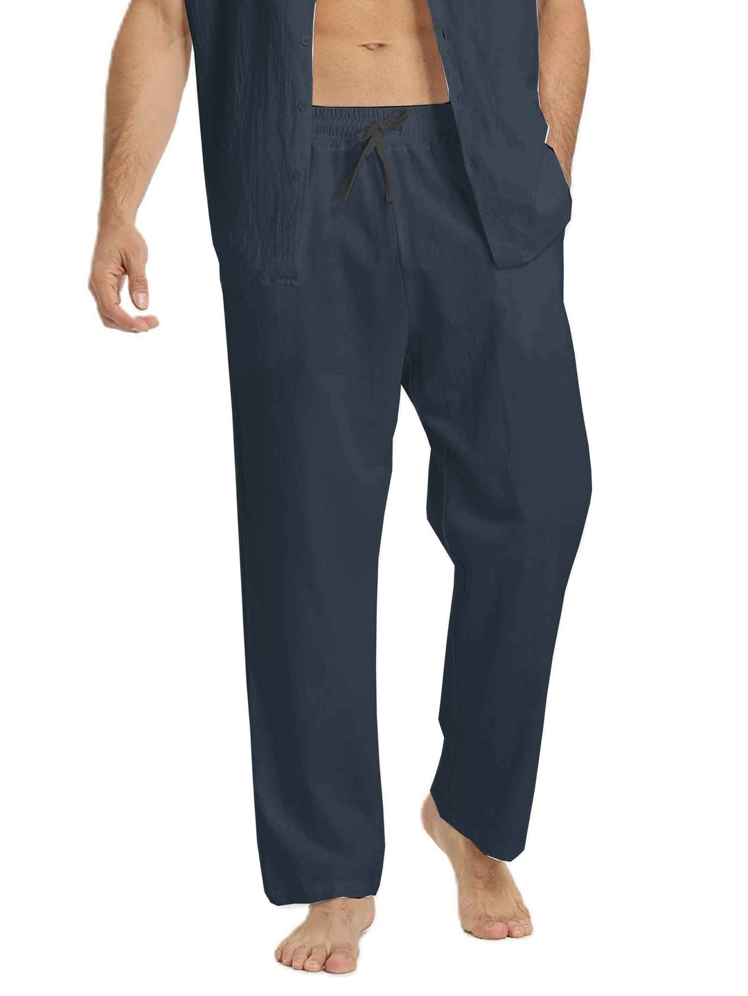 LINEN CASUAL TROUSERS FOR MEN