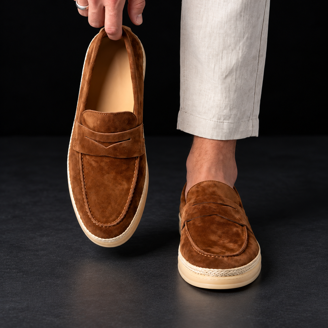 Mocassins en suédine Marcos