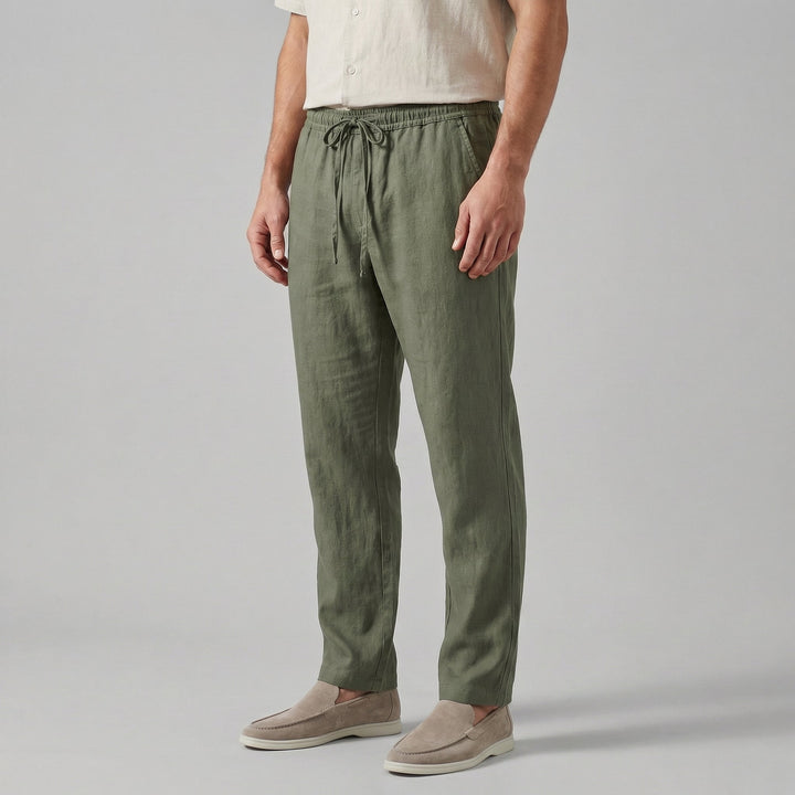 RELAXED WIDE LEG TROUSERS FOR MEN