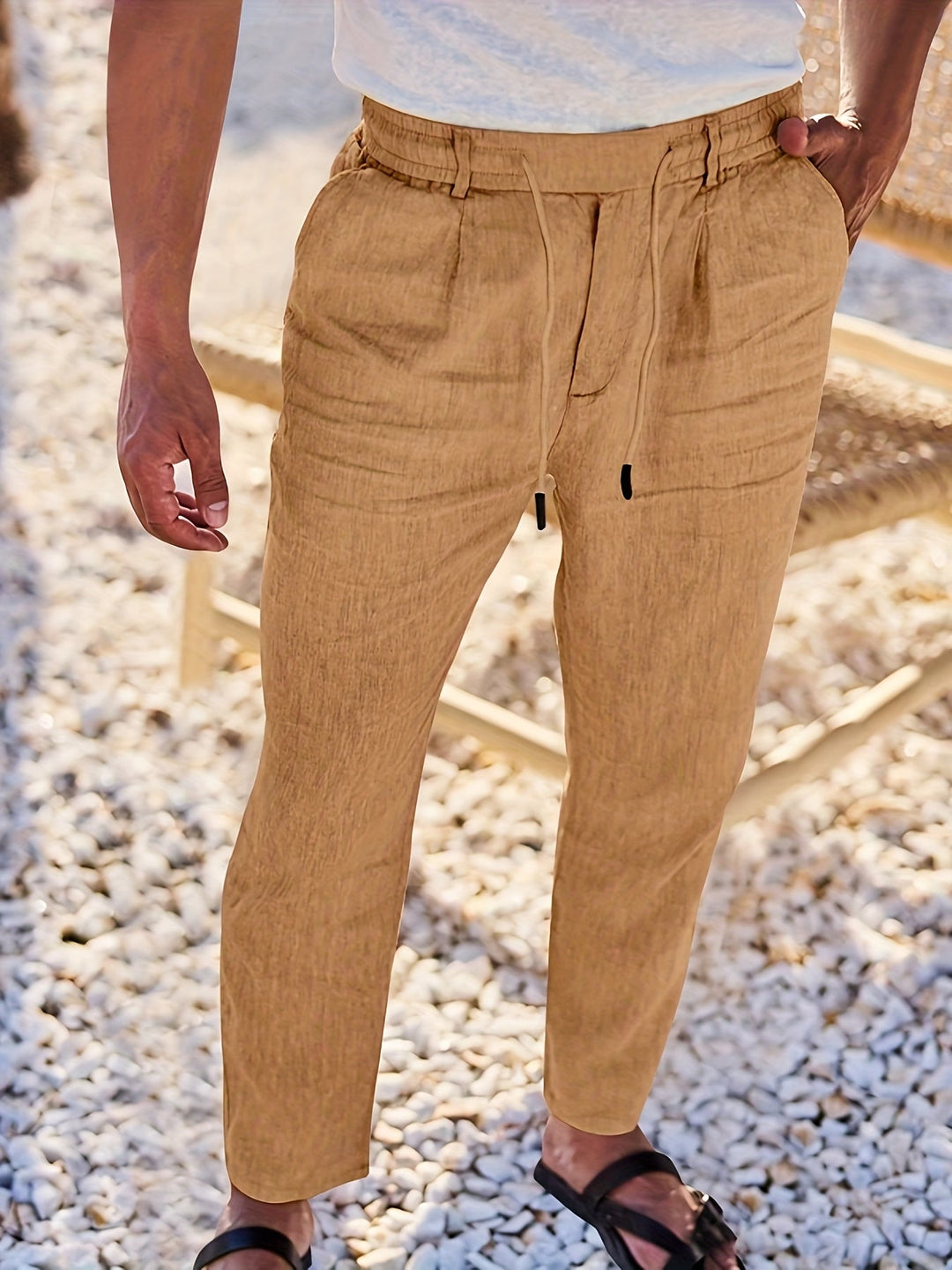 STRAIGHT LEG TROUSERS FOR MEN