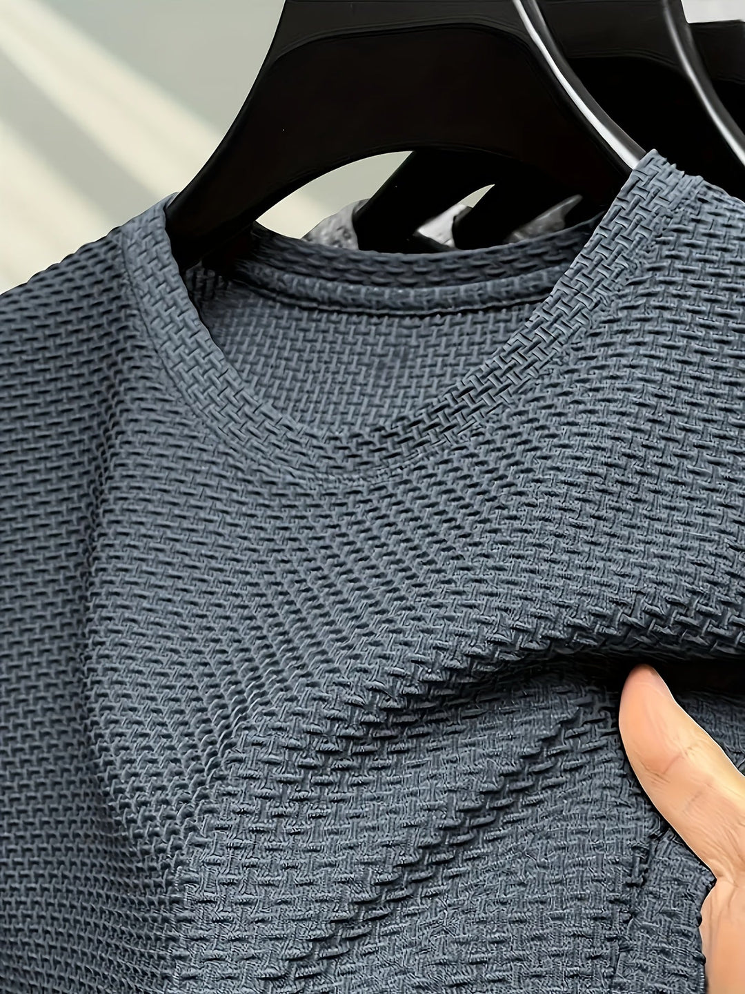 STRETCH KNIT T-SHIRT FOR MEN