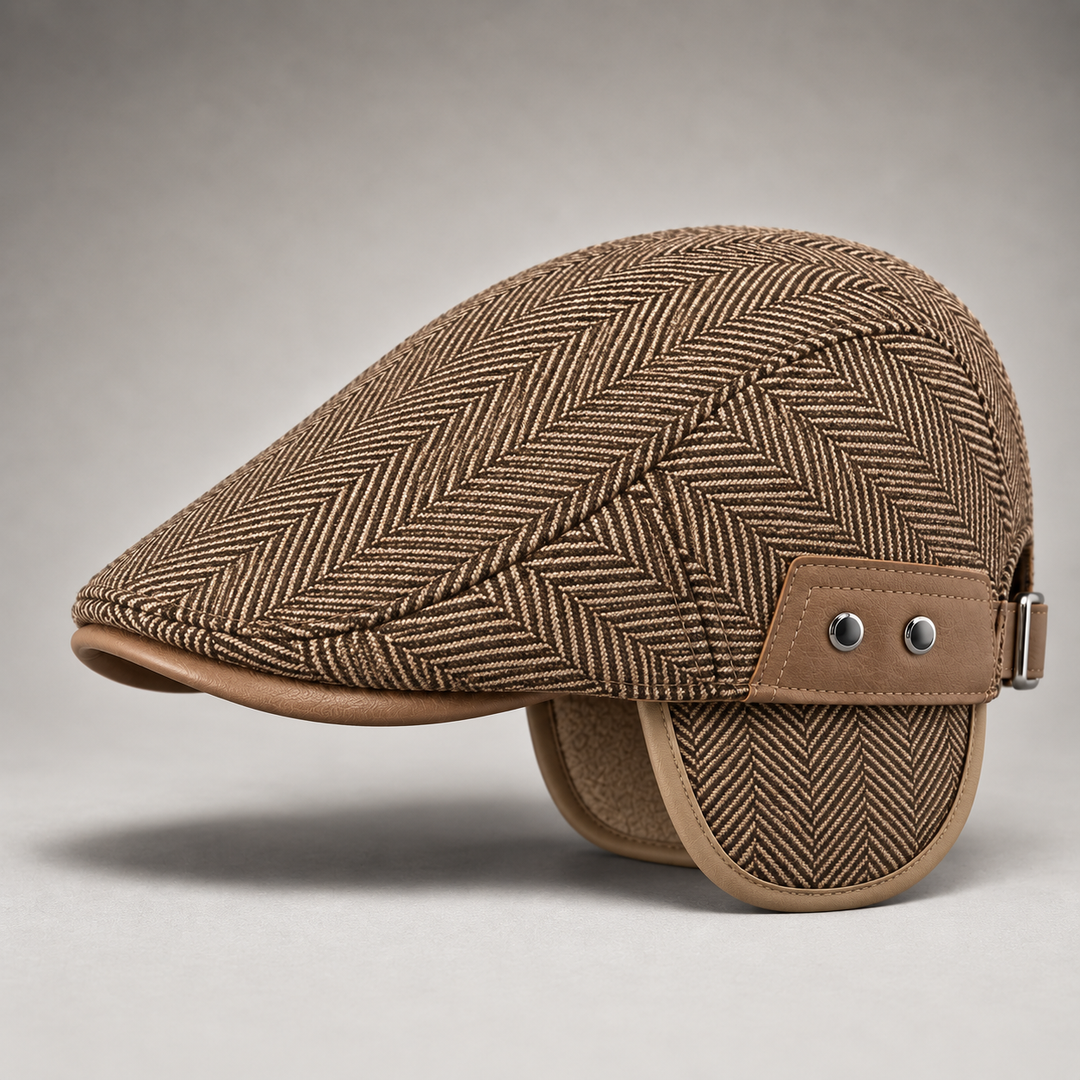 Casquette plate à chevrons Thornton