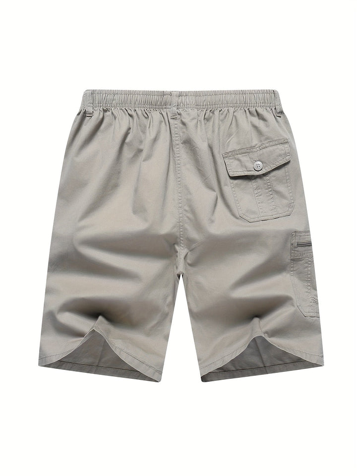 DRAWSTRING COTTON SHORTS FOR MEN