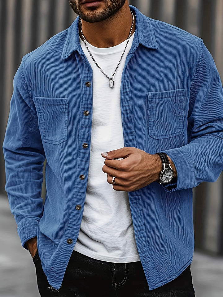 CORDUROY OVERSHIRT FOR MEN