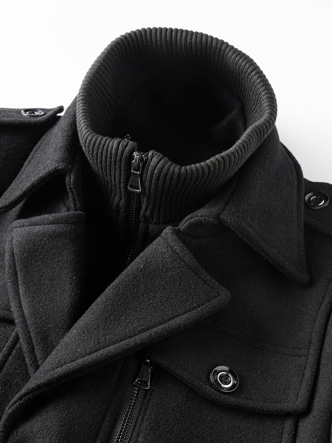 WOOL BLEND TWEED JACKET FOR MEN