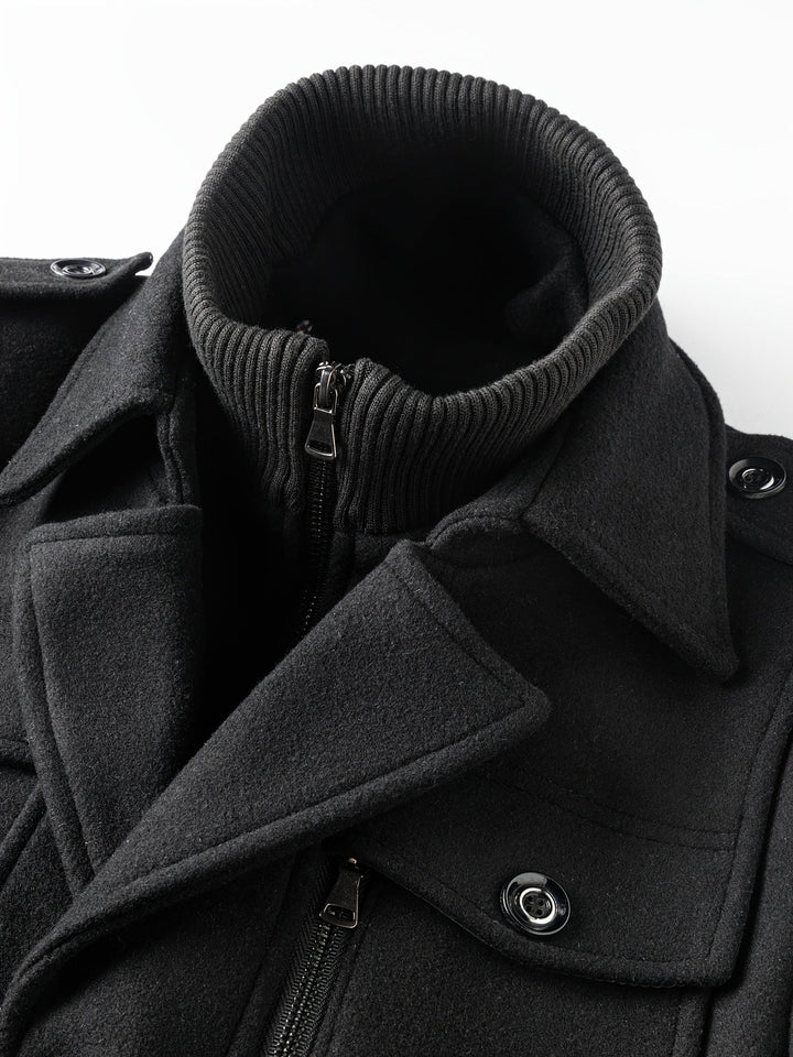 WOOL BLEND TWEED JACKET FOR MEN