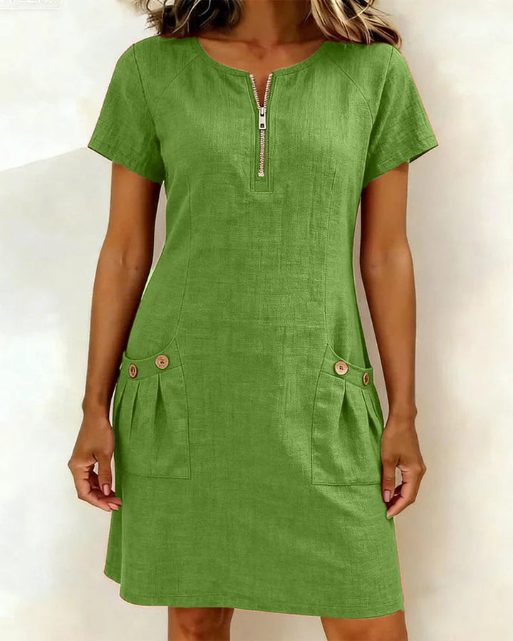 BEAUMONT NICE | ROBE EN MELANGE DE LIN POUR FEMMES