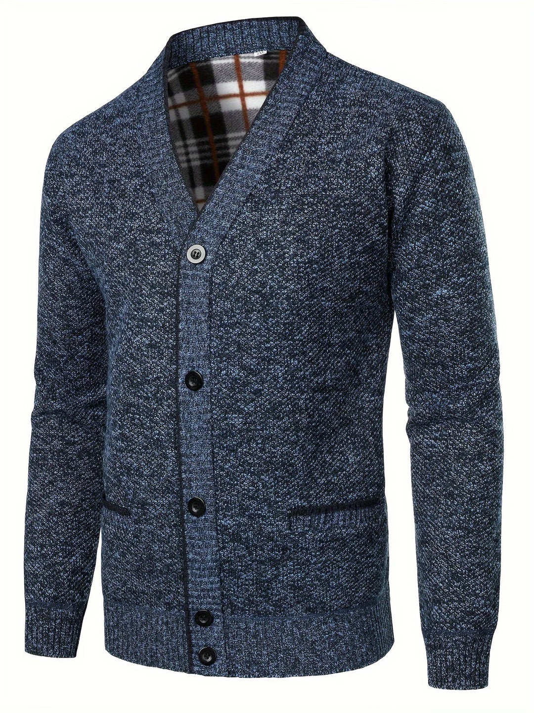 V-NECK KNIT CARDIGAN FOR MEN