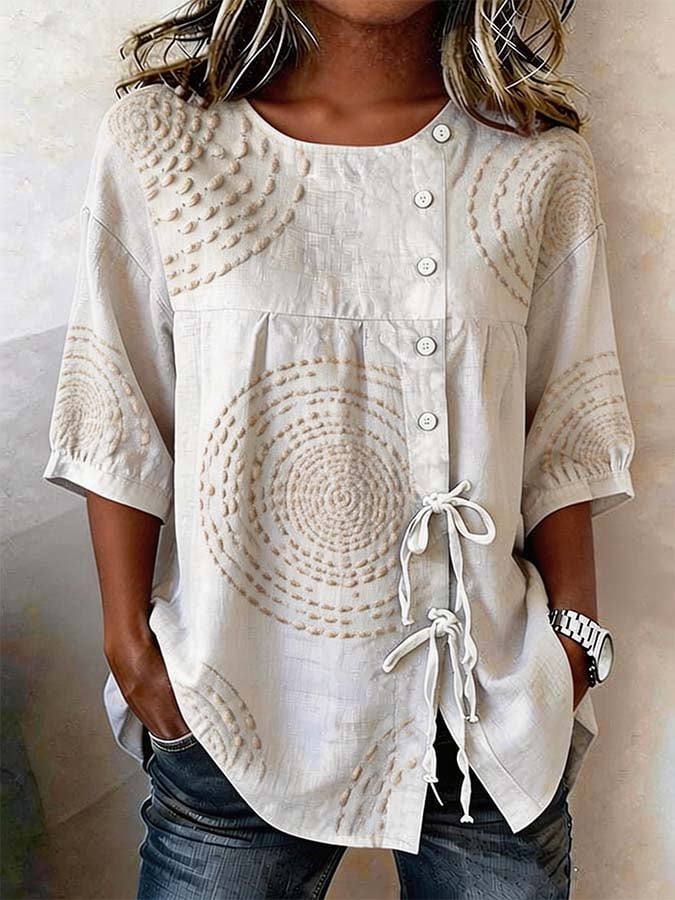 BEAUMONT NICE | TOP BRODÉ CLASSIQUE POUR FEMME