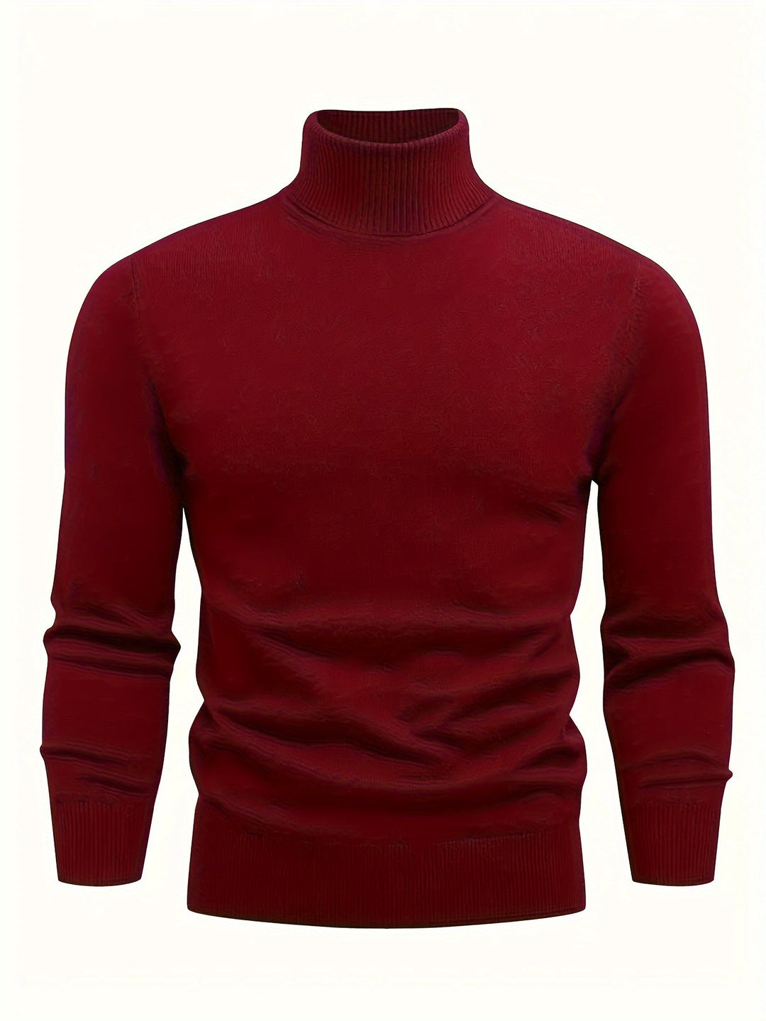 HIGH NECK KNIT SWEATER FOR MEN