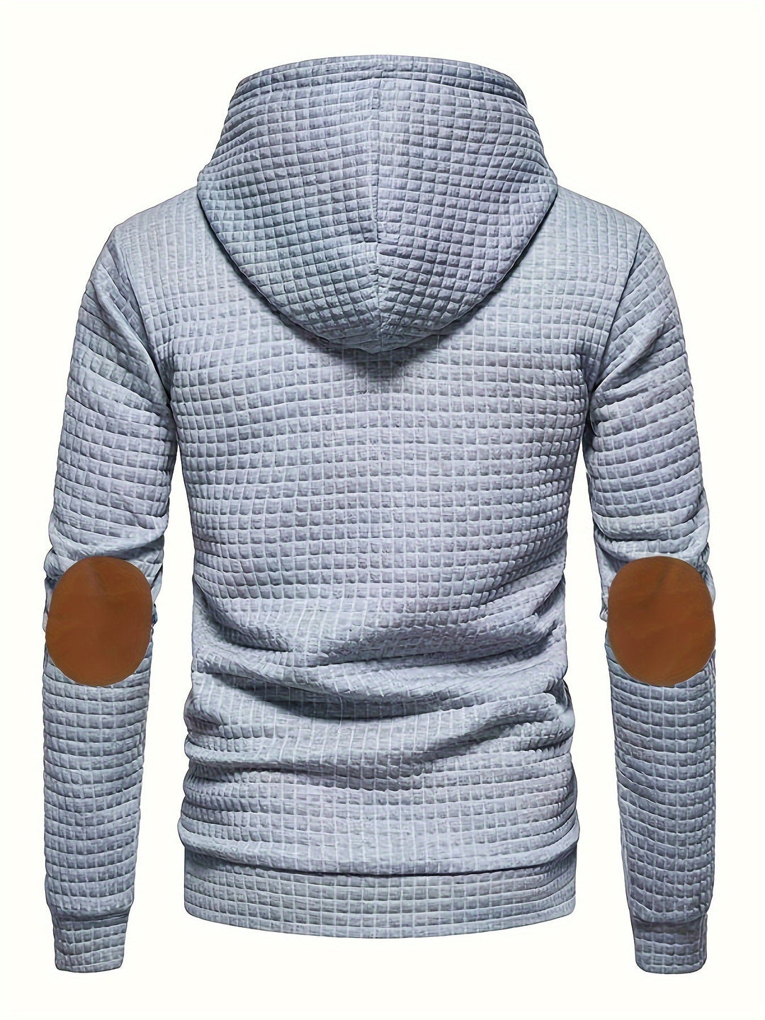 CHECKERED HOODED SWEATSHIRT FOR MEN
