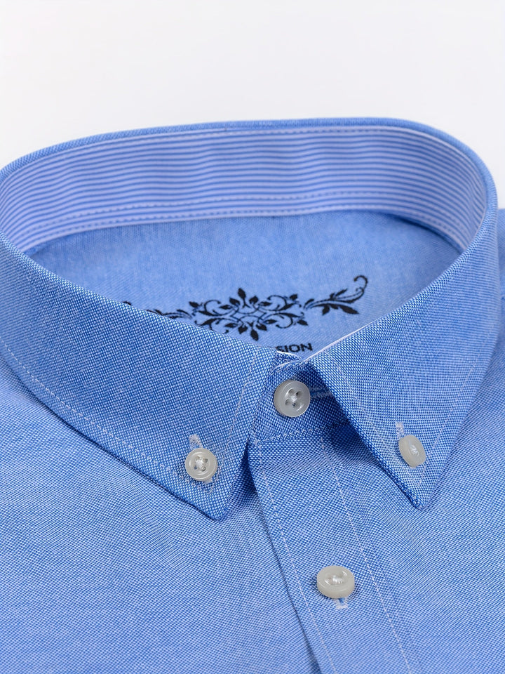 SOLID LAPEL POCKET SHIRT FOR MEN