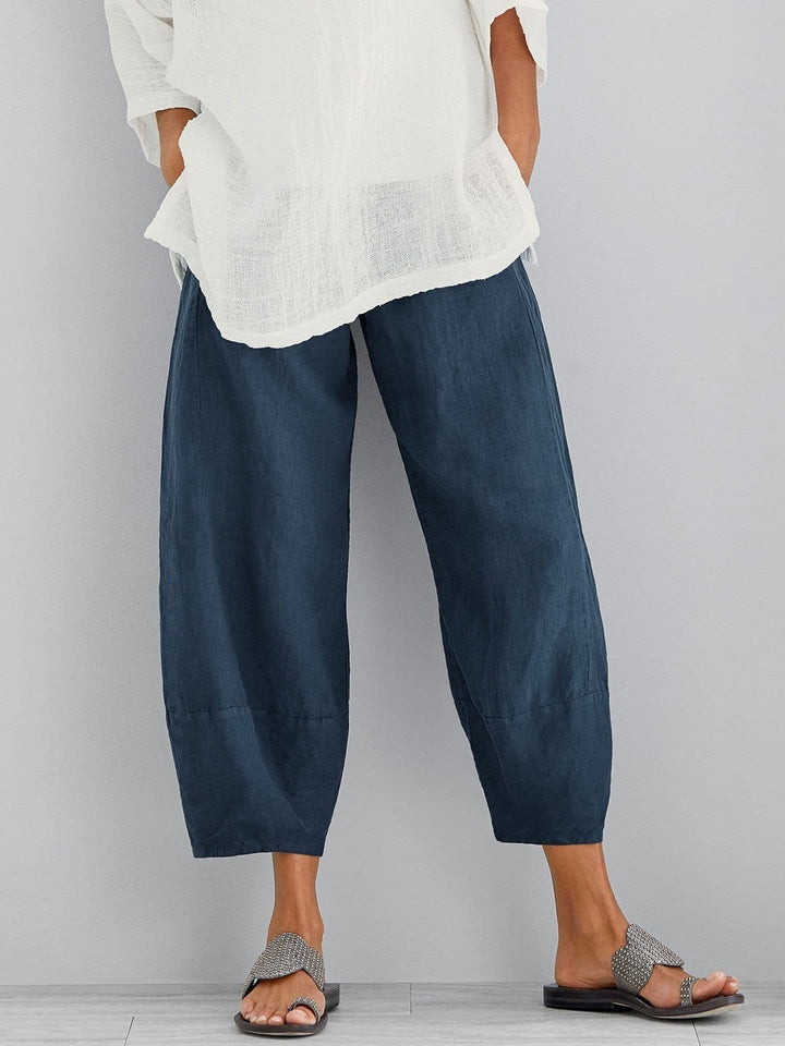 BEAUMONT NICE | PANTALONS CROP EN COTON POUR FEMMES