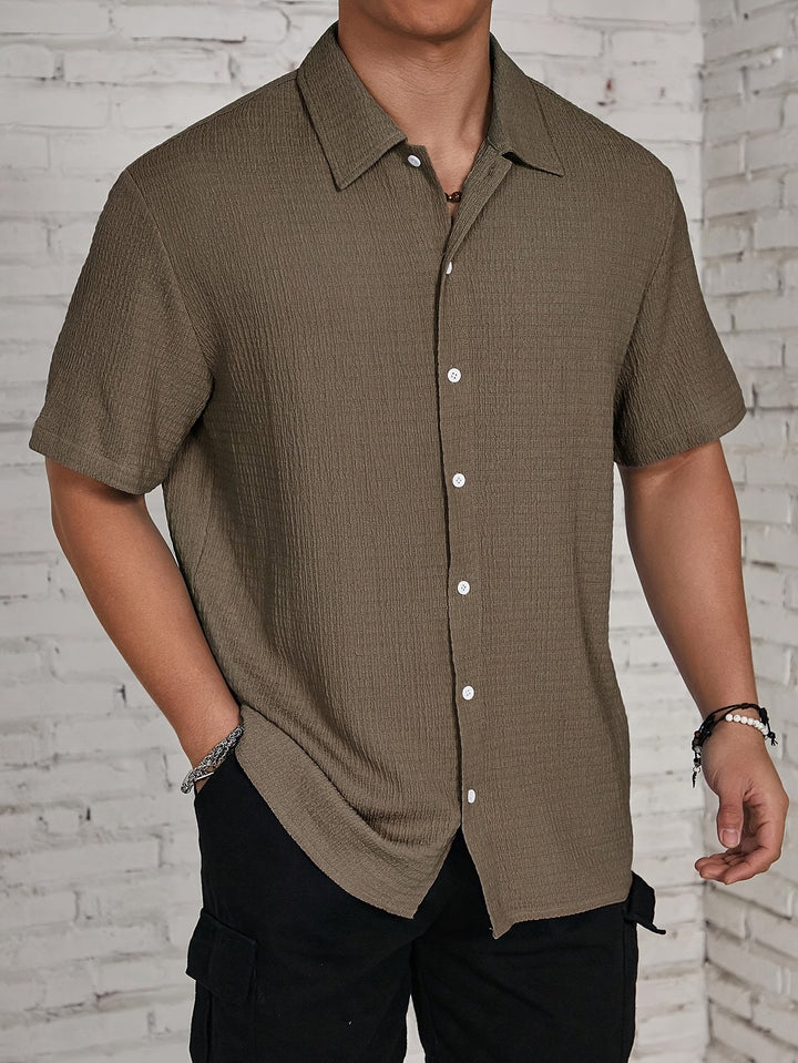 CLASSIC LAPEL SHIRT FOR MEN