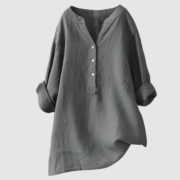 BEAUMONT NICE | BLOUSE EN MÉLANGE DE LIN POUR FEMMES