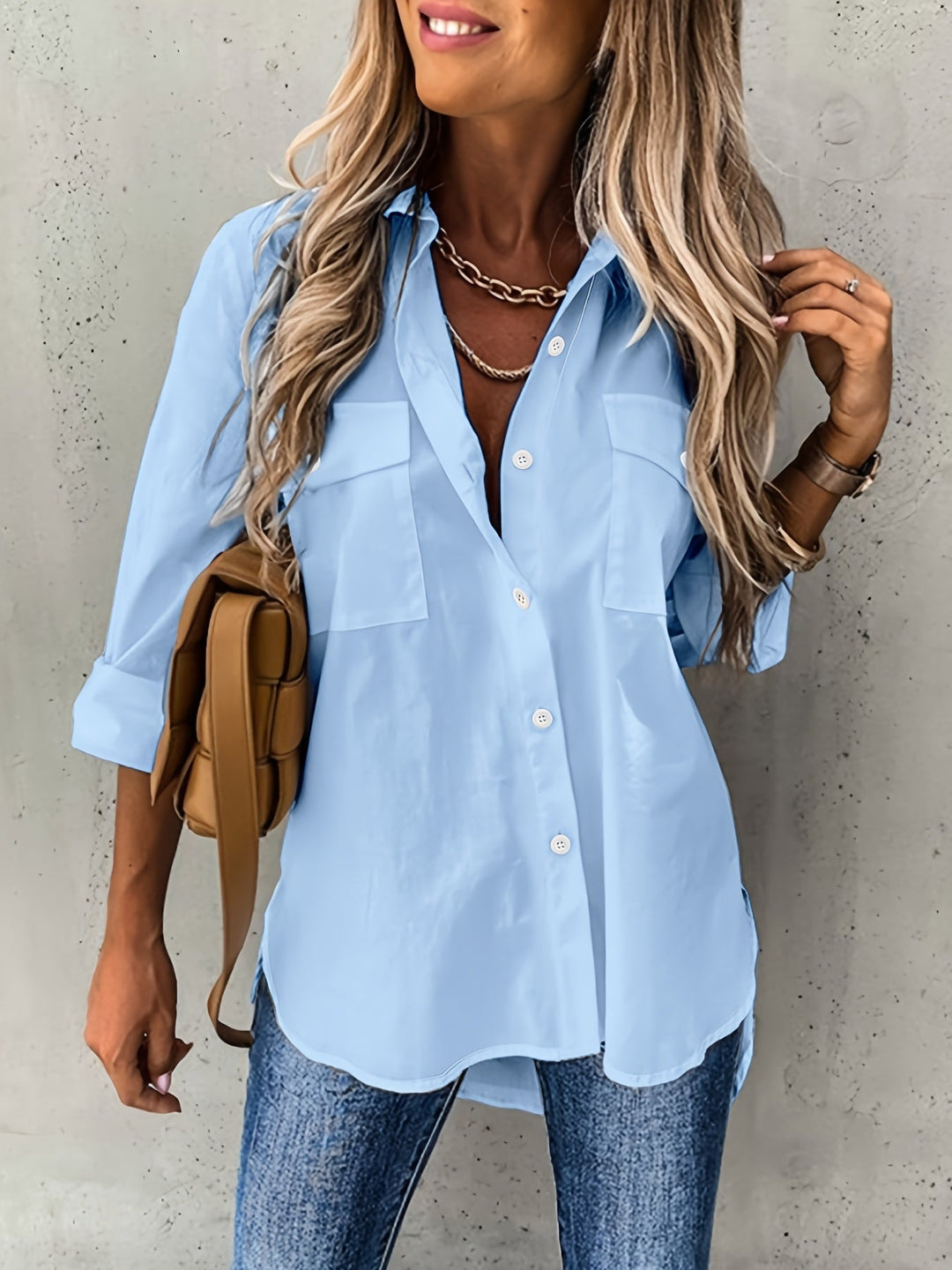 BEAUMONT NICE | CHEMISE CHIC À MANCHES LONGUES POUR FEMMES