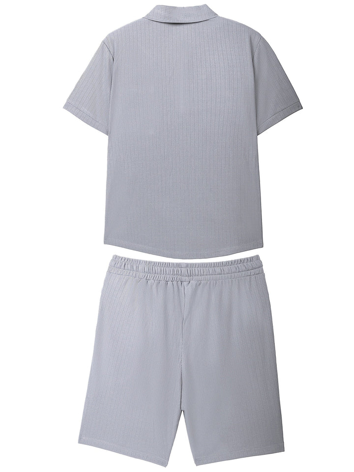 DRAWSTRING POLO SET FOR MEN