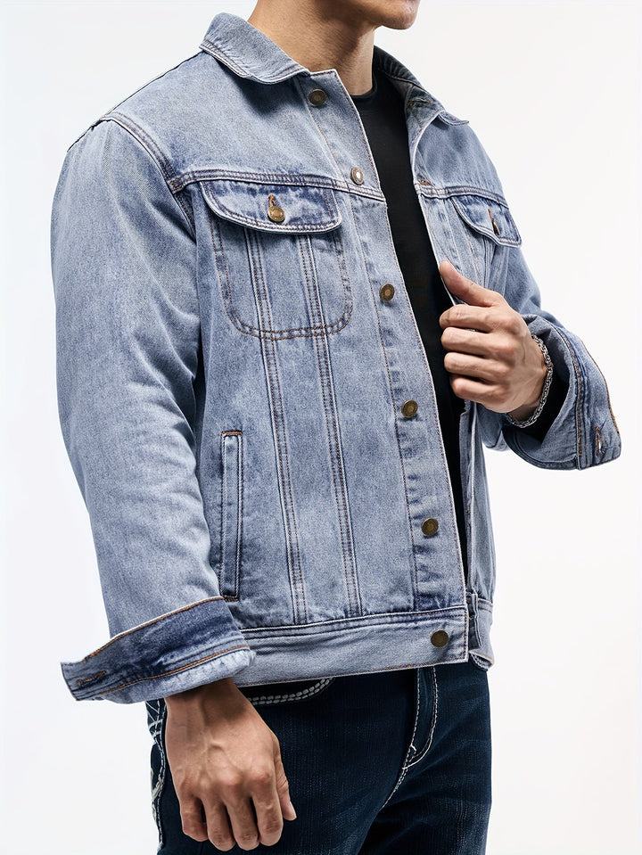 DENIM TRUCKER JACKET FOR MEN