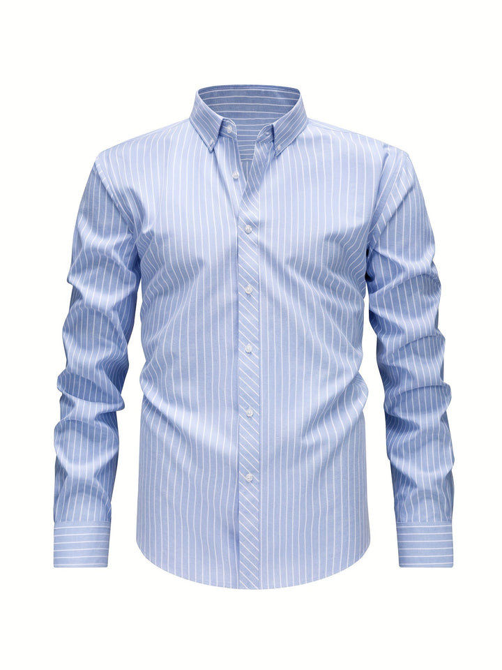 STRIPED COTTON SHIRT FOR MEN