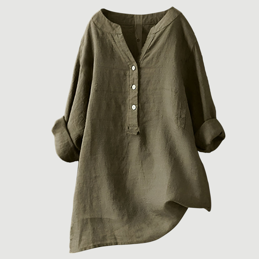 BEAUMONT NICE | BLOUSE EN MÉLANGE DE LIN POUR FEMMES