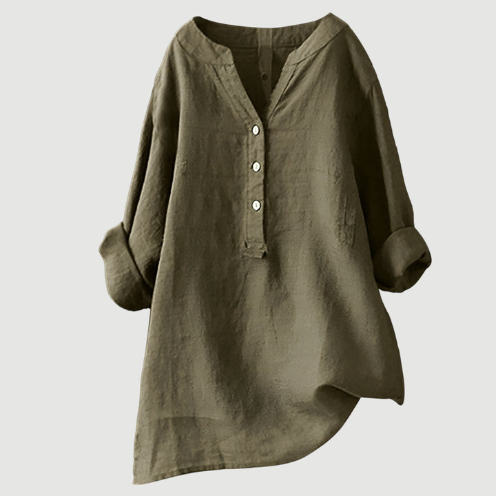 BEAUMONT NICE | BLOUSE EN MÉLANGE DE LIN POUR FEMMES