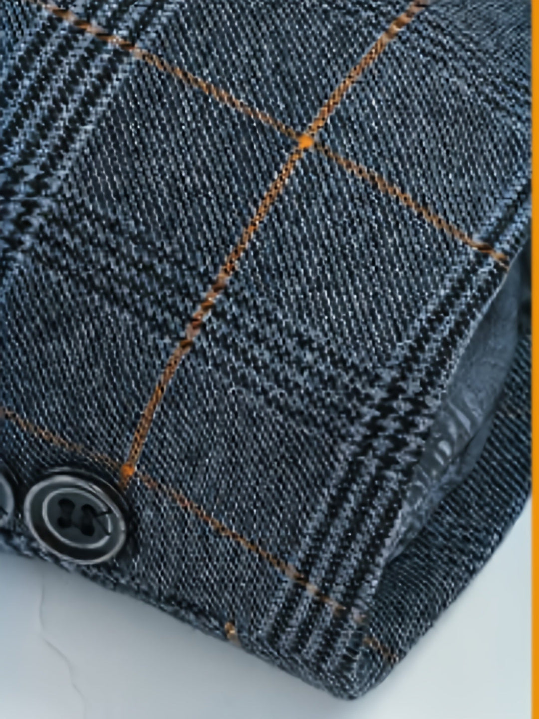PLAID LAPEL BLAZER FOR MEN