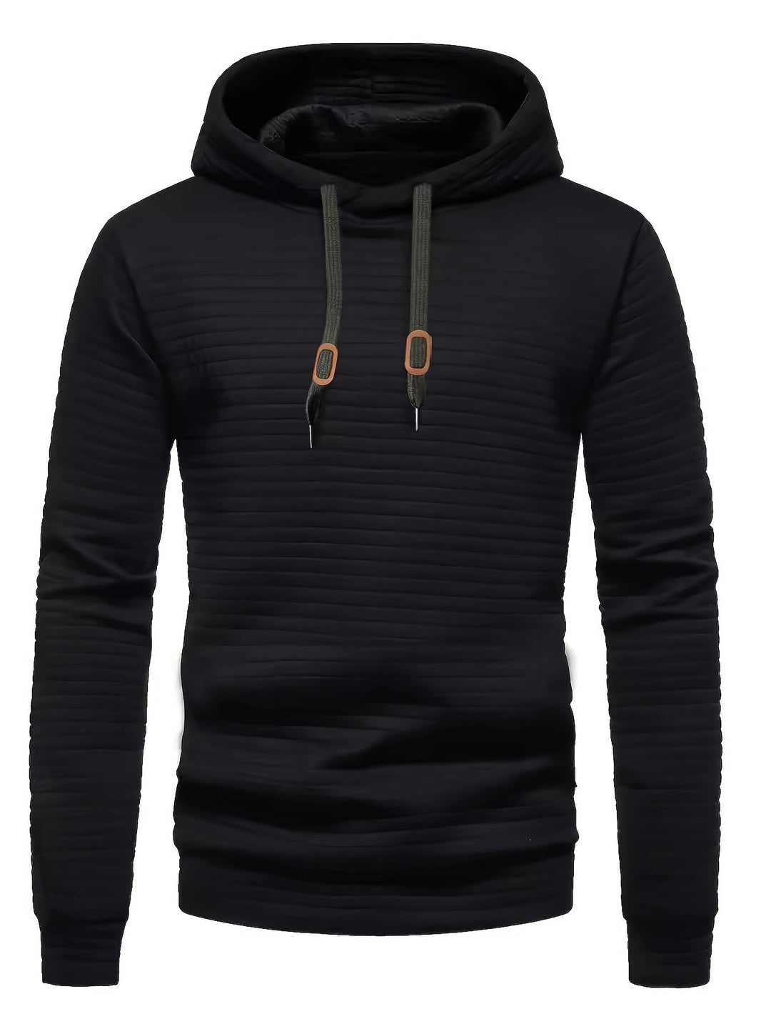 CHECKERED HOODED SWEATSHIRT FOR MEN