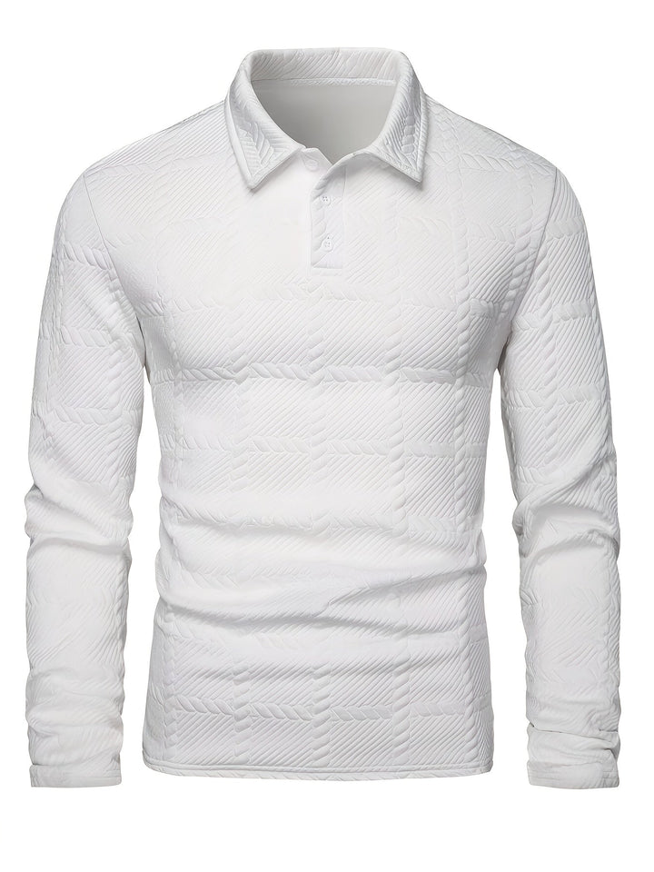 JACQUARD POLO SHIRT FOR MEN