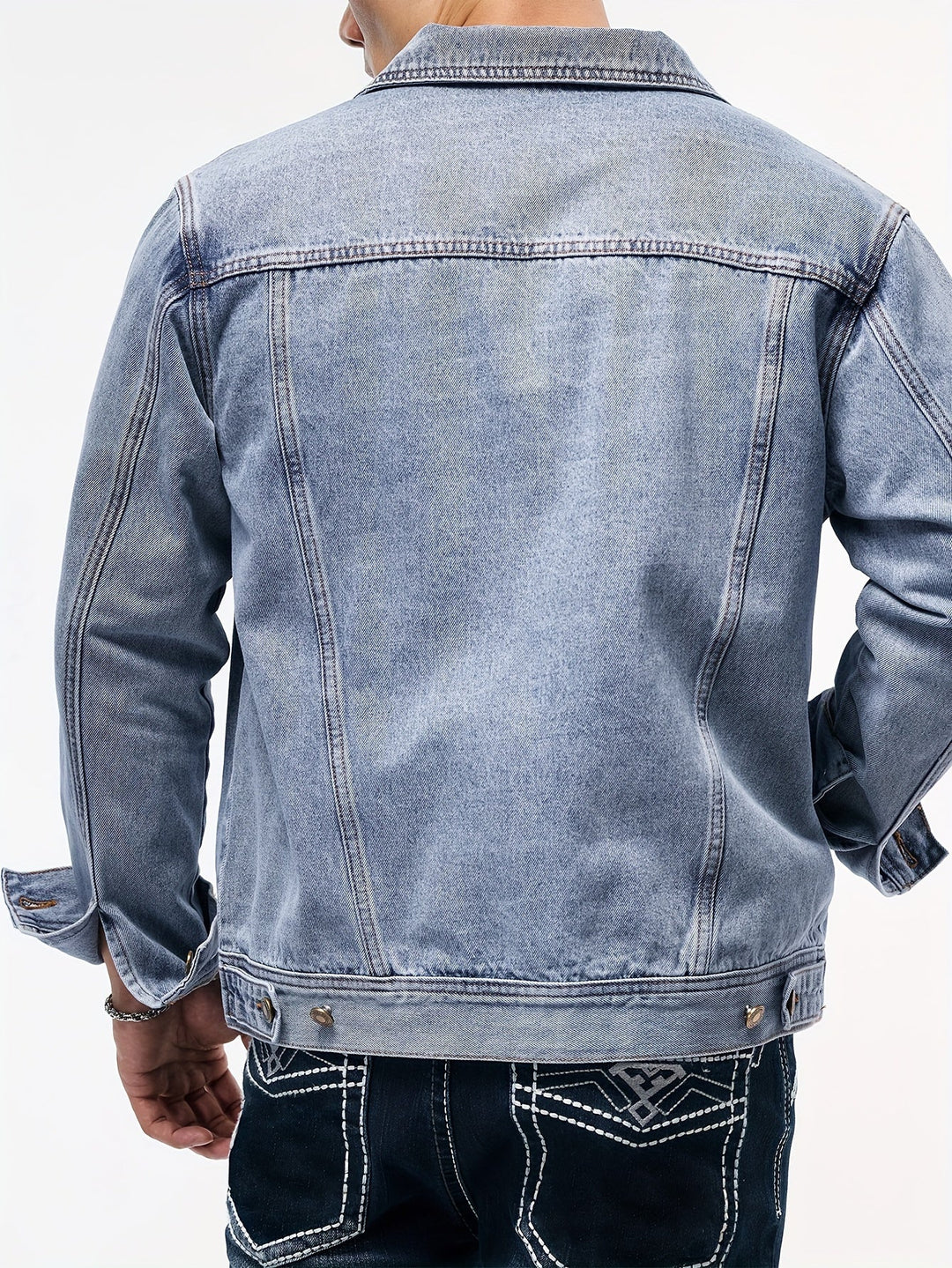 DENIM TRUCKER JACKET FOR MEN