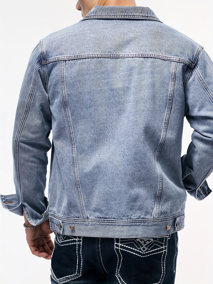 DENIM TRUCKER JACKET FOR MEN