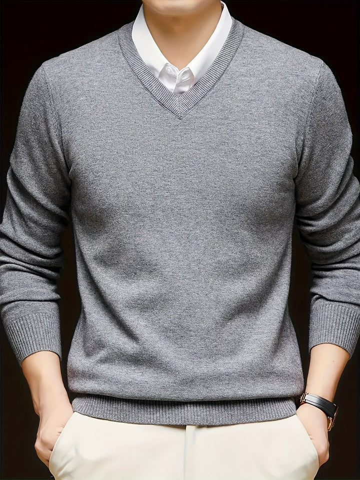 SOLID RAYON SWEATER FOR MEN