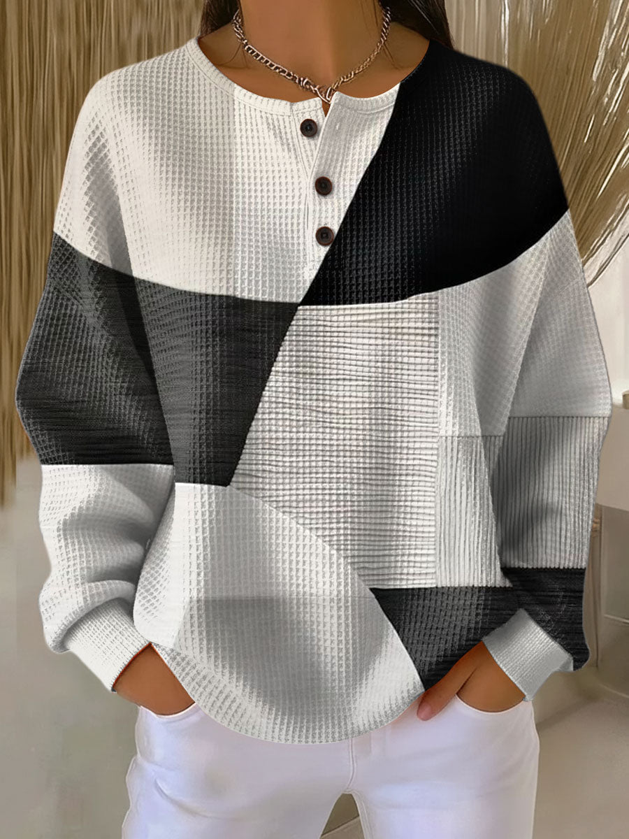 BEAUMONT NICE | PULL EN TRICOT GAUFRE POUR FEMMES