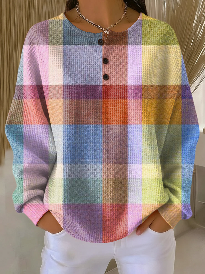 BEAUMONT NICE | PULL EN TRICOT GAUFRE POUR FEMMES