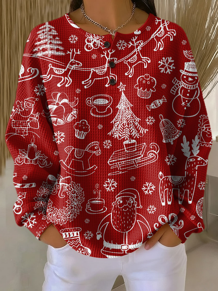 BEAUMONT NICE | PULL EN TRICOT GAUFRE POUR FEMMES