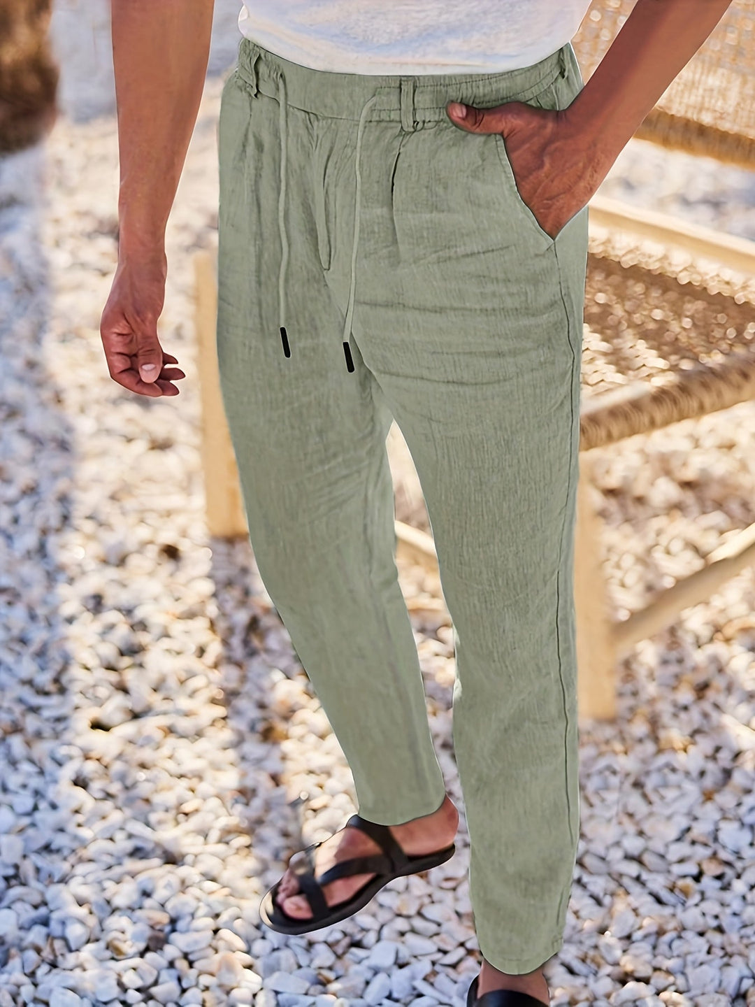 STRAIGHT LEG TROUSERS FOR MEN