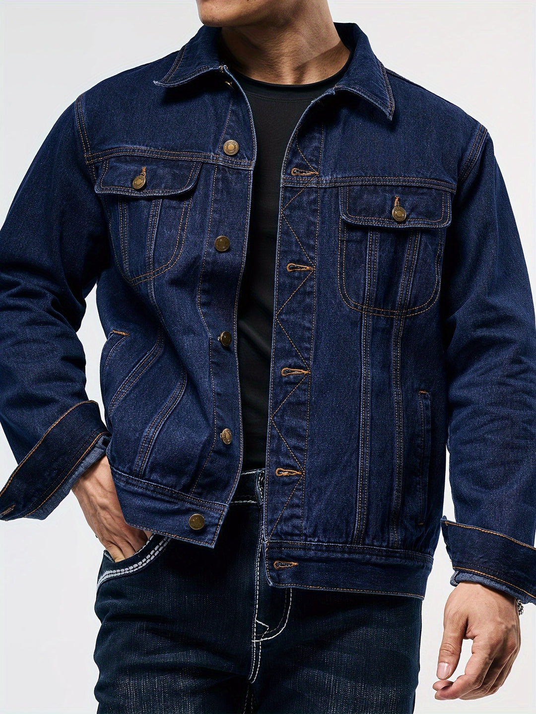 DENIM TRUCKER JACKET FOR MEN