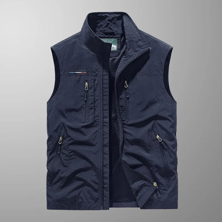BREATHABLE CARGO VEST FOR MEN