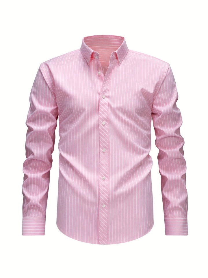 STRIPED COTTON SHIRT FOR MEN